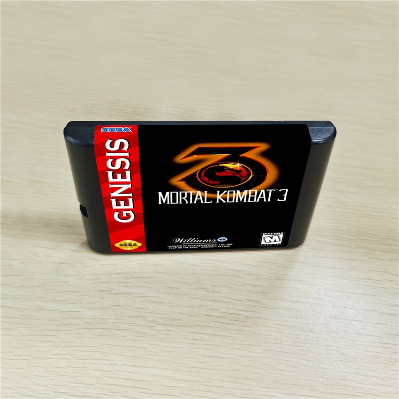 Mortal Kombat 3 - 16 Ʈ MD  īƮ MegaDrive Genesis ܼ 